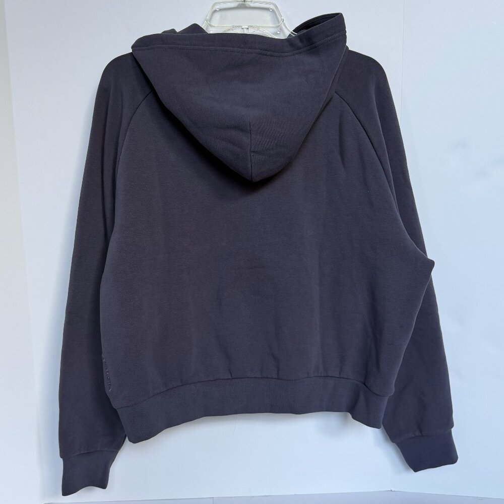 ATHLETA Forever Fleece 1/2 Zip Hoodie Size L NEW NWT Sweatshirt Twilight Purple - Picture 6 of 15